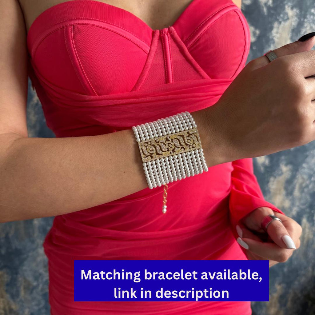 Multi Row Pearl Choker High Quality Shell Pearls Gold Plated Centerpiece Elegant Necklace Design Luxury Statement Jewelry Adjustable Length Feature Formal Event Accessory Wedding Collection Piece Bridal Gift Option Premium Craftsmanship