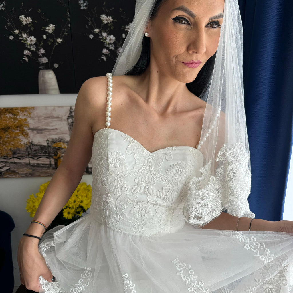 Pearl Strap Collection Wedding Shoulder Jewelry Removable Bridal Dress Accessory Elegant Gown Enhancement Beautiful Shell Pearl Design Perfect Wedding Day Essential Sophisticated Bride Styling Attachable Dress Jewelry Premium Quality