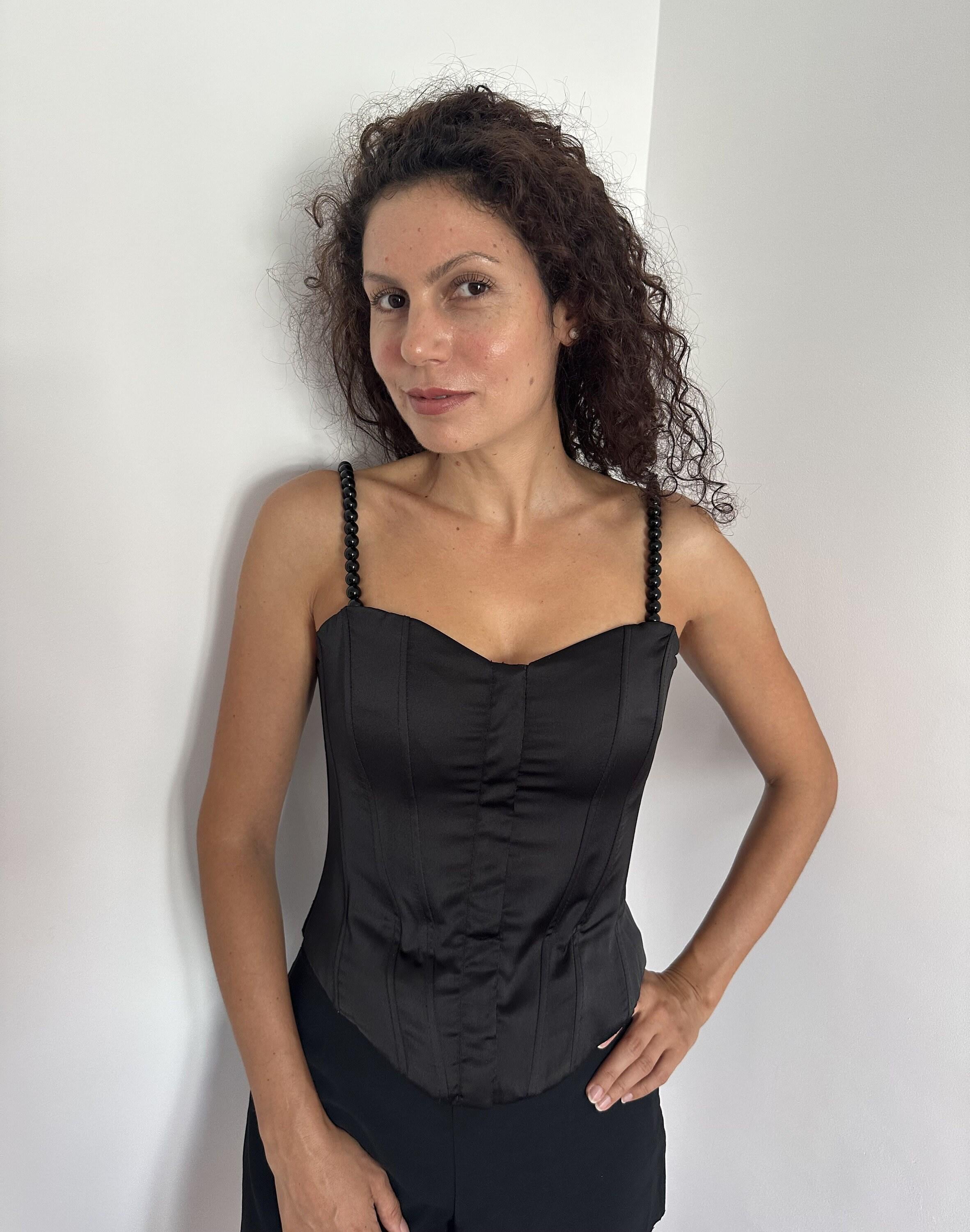 Fashion Detail Sophisticated Black Dress Strap Pearl Beaded Design Shoulder Jewelry Elegant Accessory Removable Attachable Option Evening Wear Enhancement Glamour Upgrade Formal Occasion Ready Versatile Style Customizable Look Dress