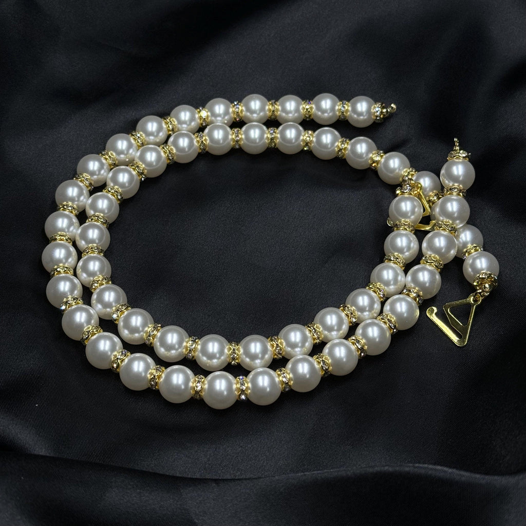 Pearl Dress Strap Shoulder Jewellery Removable Epaulettes Diamante Rhinestones Beaded Sew on Gold Bridal Accessory Wedding Gown Update