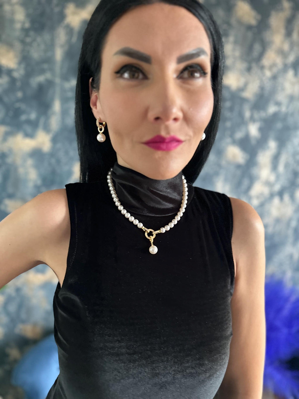 Elegant Gift Idea Pearl Drop Earrings Special Occasion Jewelry Wedding Accessory Collection Bridal Party Essential Gold Plated Design Dainty Crystal Detail Perfect Present Option Thoughtful Anniversary Gift Birthday Celebration Jewelry