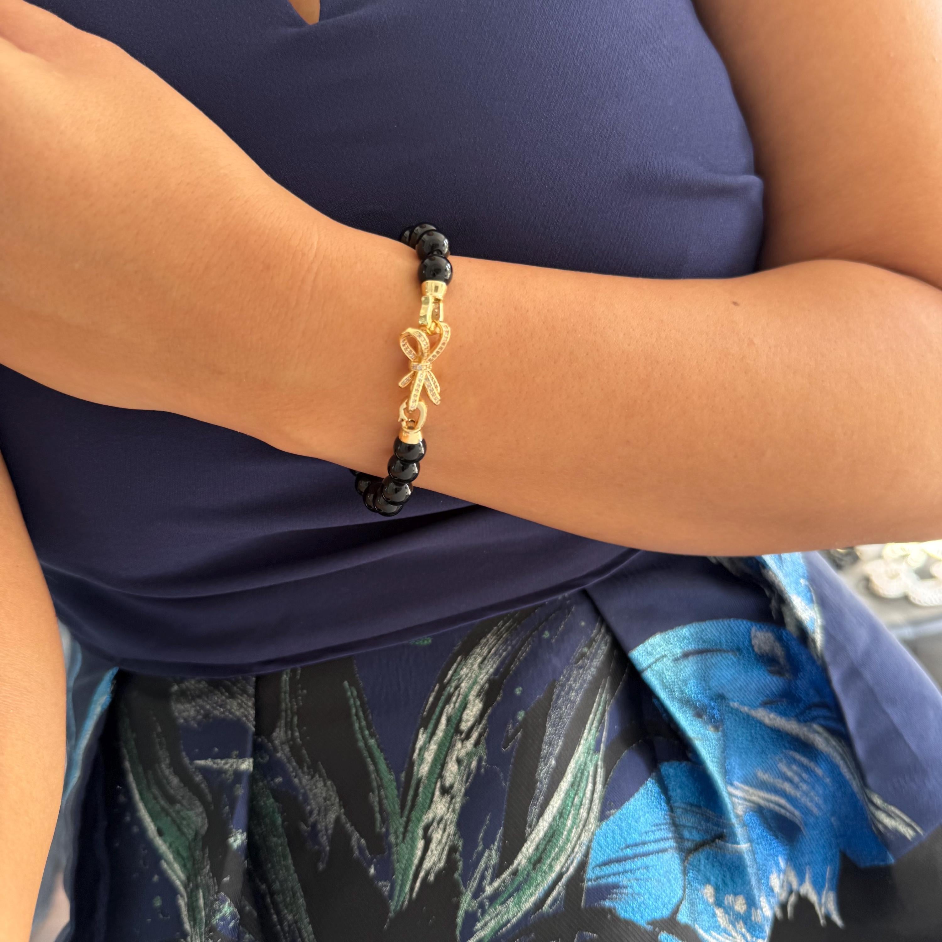 Black Pearl Bracelet Gold Charm Crystal Elegant Design Sophisticated Style Statement Piece Formal Evening Accessory Fashion Forward Jewelry Special Occasion Wear Timeless Beauty Classic Accessory Collection Luxury Gift Idea Wedding Guest