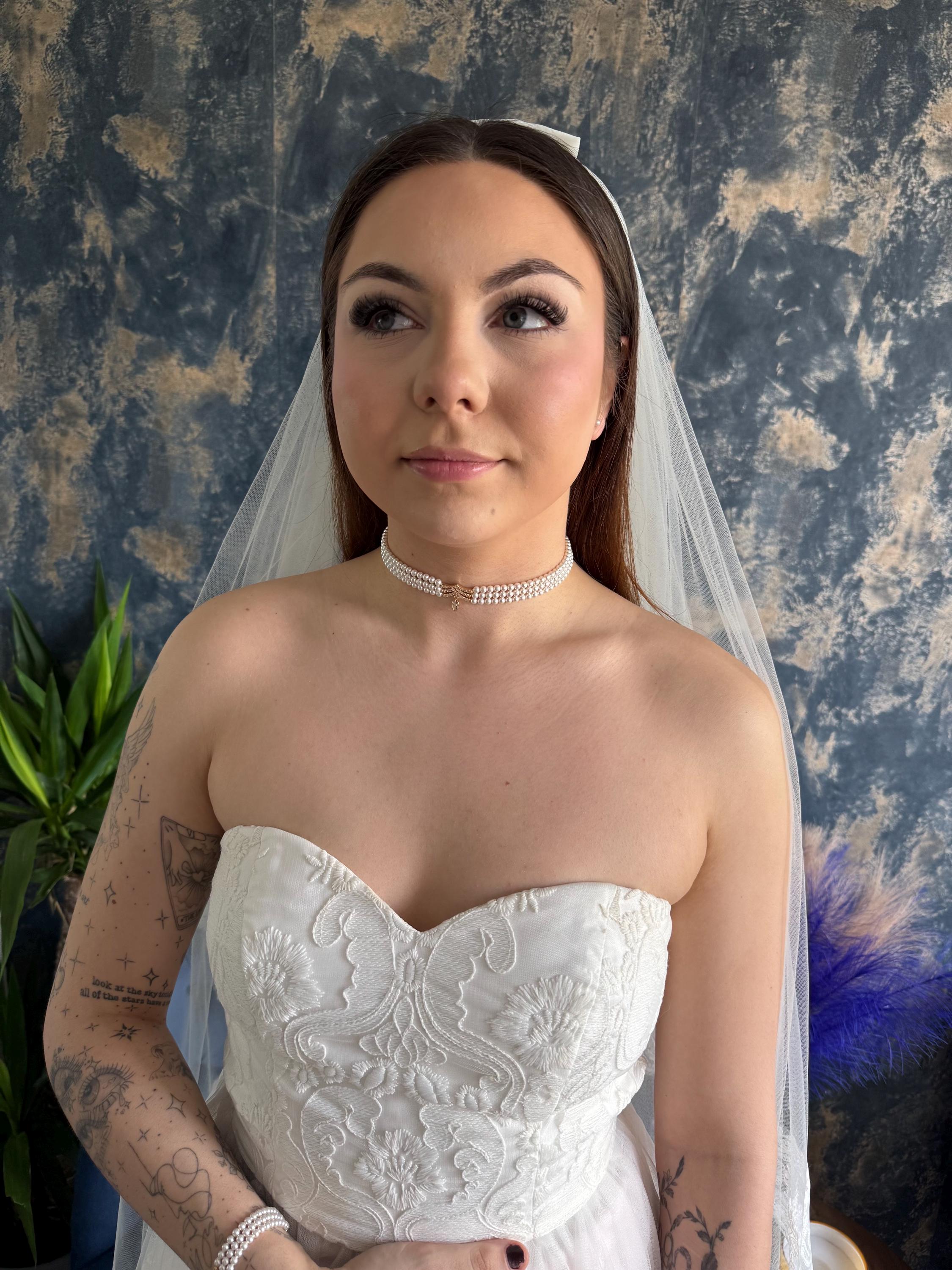 Swarovski Crystal Pearls Elegant Choker Necklace Double Strand Design Premium Wedding Accessory Gold Plated Components Handmade Quality Craftsmanship Bridal Collection Piece Formal Event Jewelry Customizable Length Option Classic Style