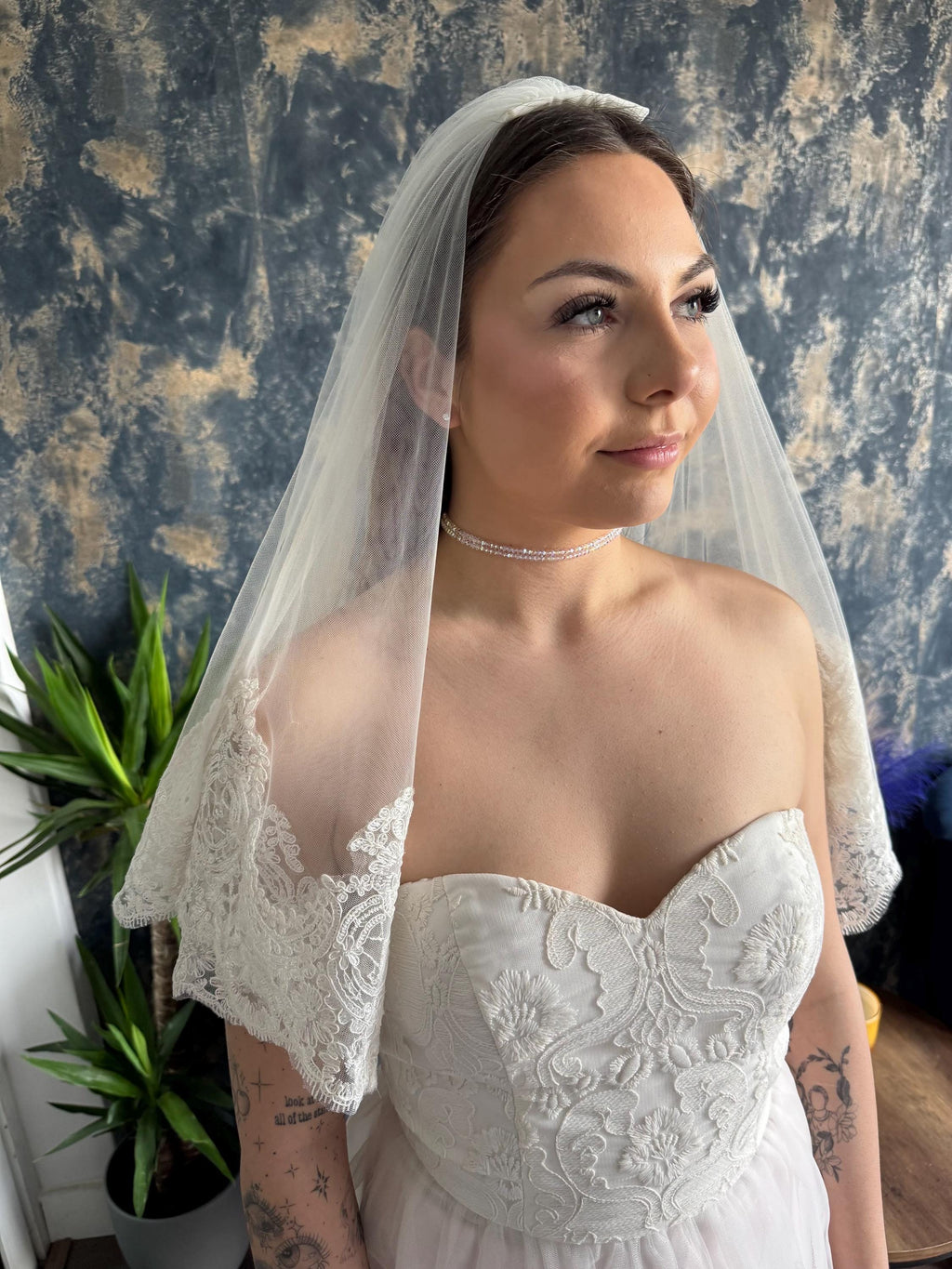 Double Strand Crystal Choker Swarovski Bridal Necklace Aurora Borealis Ab Beaded Jewelry Gold Plated Clasp Design Custom Length Options Wedding Party Accessory Perfect Bridesmaid Gift Premium Quality Construction Elegant Formal Event Style