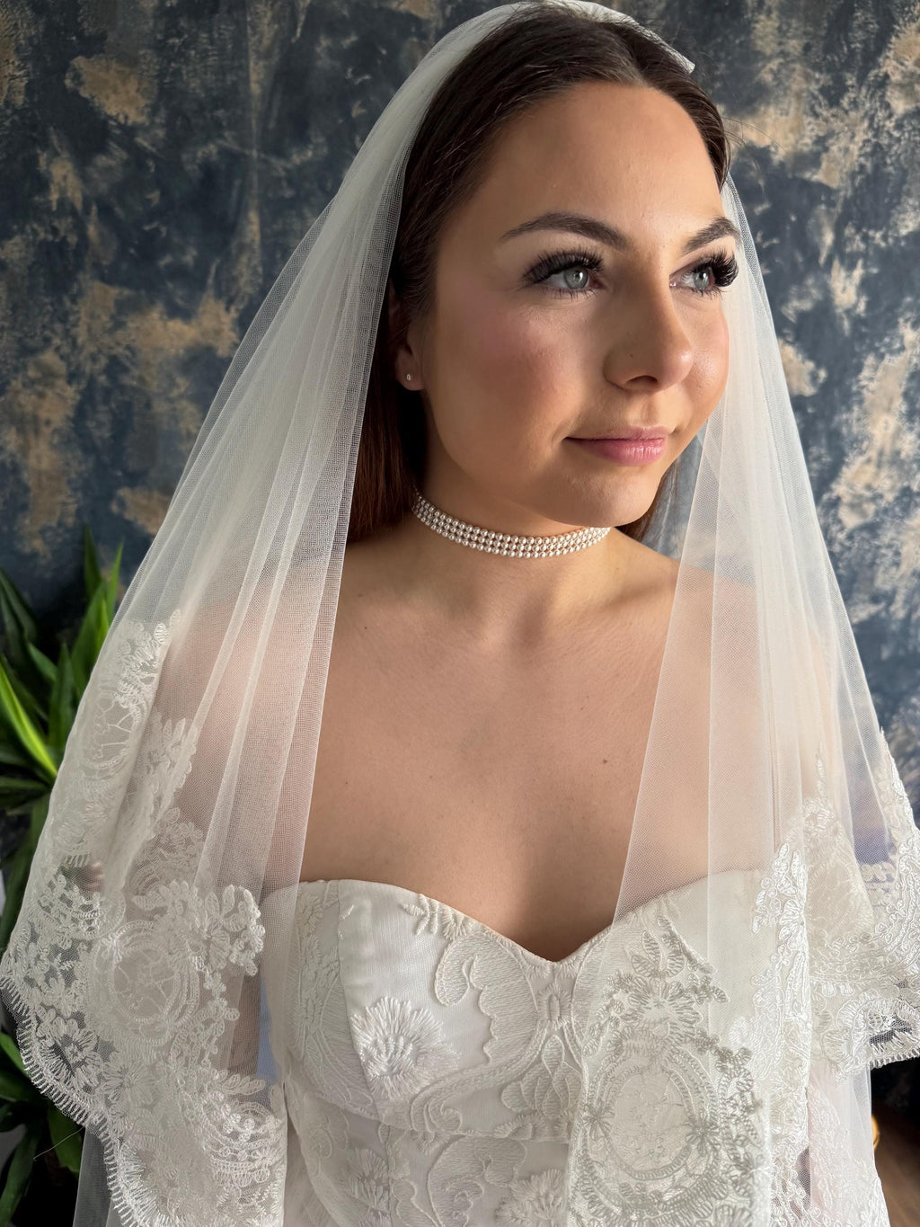 Triple Strand Pearl Choker Necklace Bridal Pearl Collar Micropearl Wedding Jewelry Crystal Pearl Bridal Jewellery Tiny Pearls White or Ivory