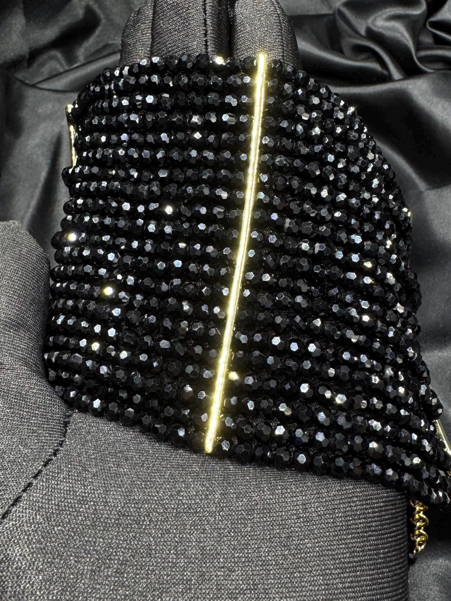 Black Beaded Choker Necklace Wide Collar Choker Statement Choker 18k Gold or Platinum Plated Handmade Gothic Jewelry Gift for Her
Black Faceted Glass Bead Wide Choker Necklace Gold or Platinum Plated Statement Collar Handmade Gothic Dark Academia Jewelry
Wide Black Choker Necklace, Statement Collar Necklace, Gothic Beaded Choker Dark Academia Gift Handmade Jewelry Black Statement Choker Necklace Gothic Beaded Collar Multi Strand Black Choker Dark Academia Jewellery Wide Neck Collar