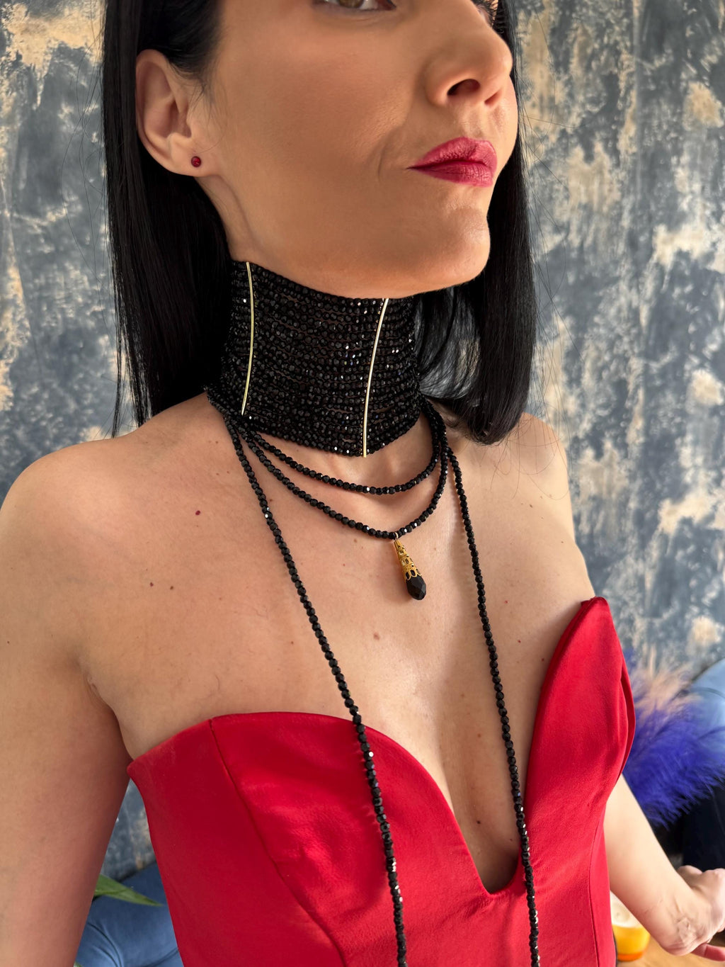 Black Beaded Choker Necklace Wide Collar Choker Statement Choker 18k Gold or Platinum Plated Handmade Gothic Jewelry Gift for Her
Black Faceted Glass Bead Wide Choker Necklace Gold or Platinum Plated Statement Collar Handmade Gothic Dark Academia Jewelry
Wide Black Choker Necklace, Statement Collar Necklace, Gothic Beaded Choker Dark Academia Gift Handmade Jewelry Black Statement Choker Necklace Gothic Beaded Collar Multi Strand Black Choker Dark Academia Jewellery Wide Neck Collar