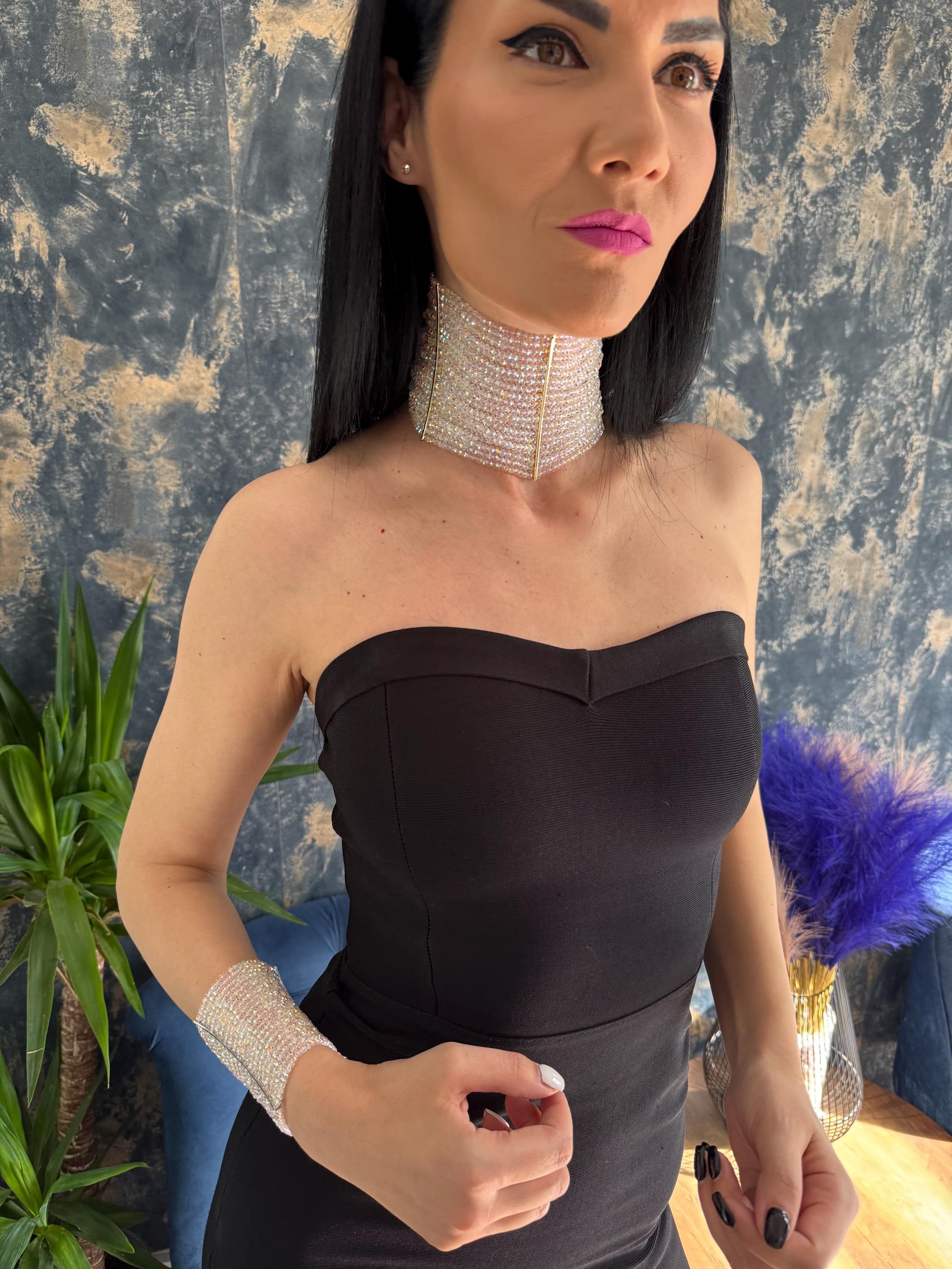 maximalist style fashion lover evening outfit special occasion bridal party girls night out cocktail attire festival look luxury sparkle aurora borealis light catching rainbow effect trend inspired