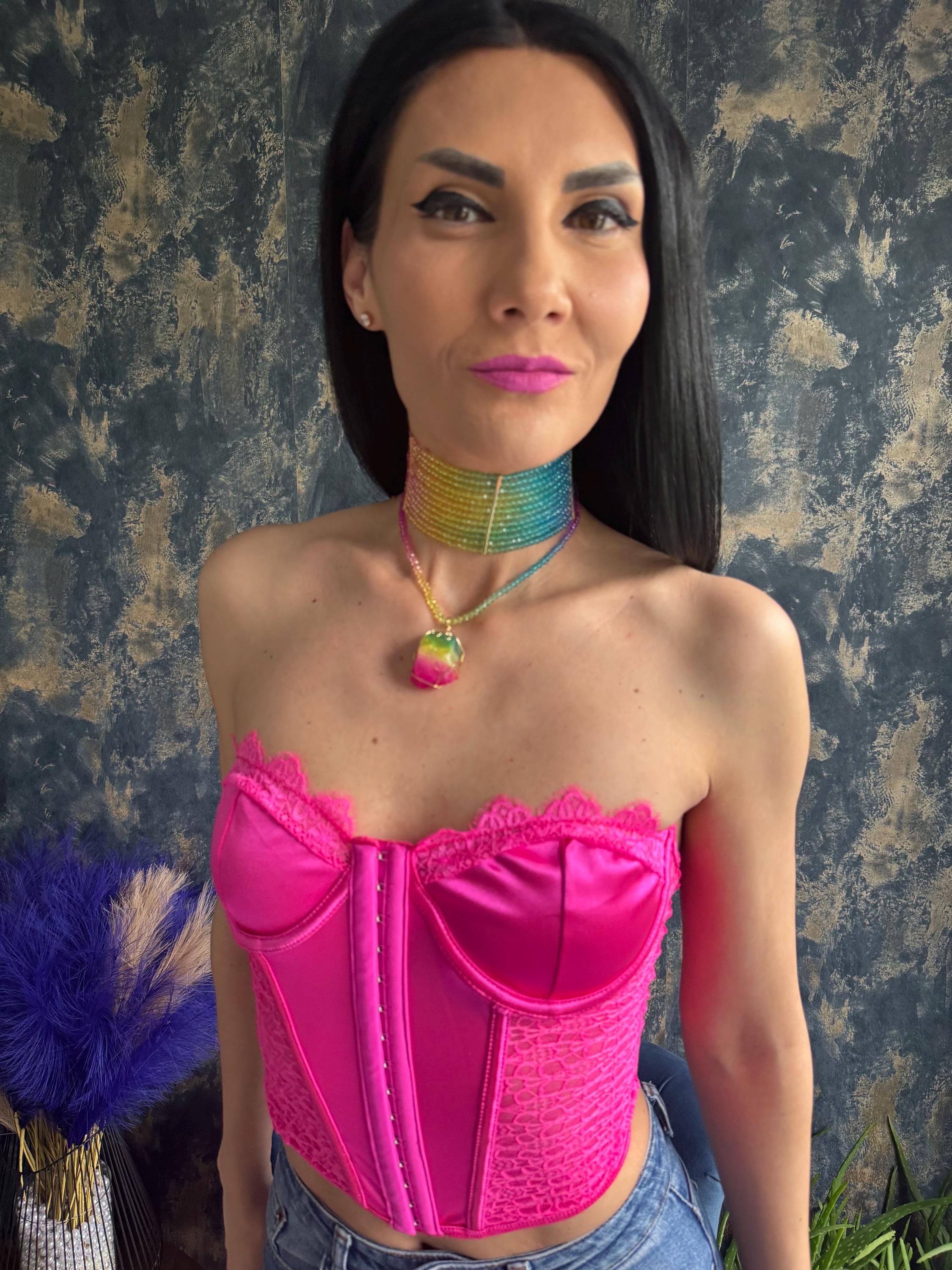 rainbow choker necklace beaded statement collar colourful choker necklace wide beaded choker gradient necklace festival jewellery women pride necklace gift jewellery maximalist necklace Y2K choker necklace colourful statement necklace Rainbow Choker Necklace Wide Beaded Choker Pride Jewellery Festival Necklace Gift for Her Rainbow Beaded Choker Necklace Gradient Colourful Statement Collar Maximalist Festival Colourful Beaded Choker Necklace Rainbow Statement Collar Y2K