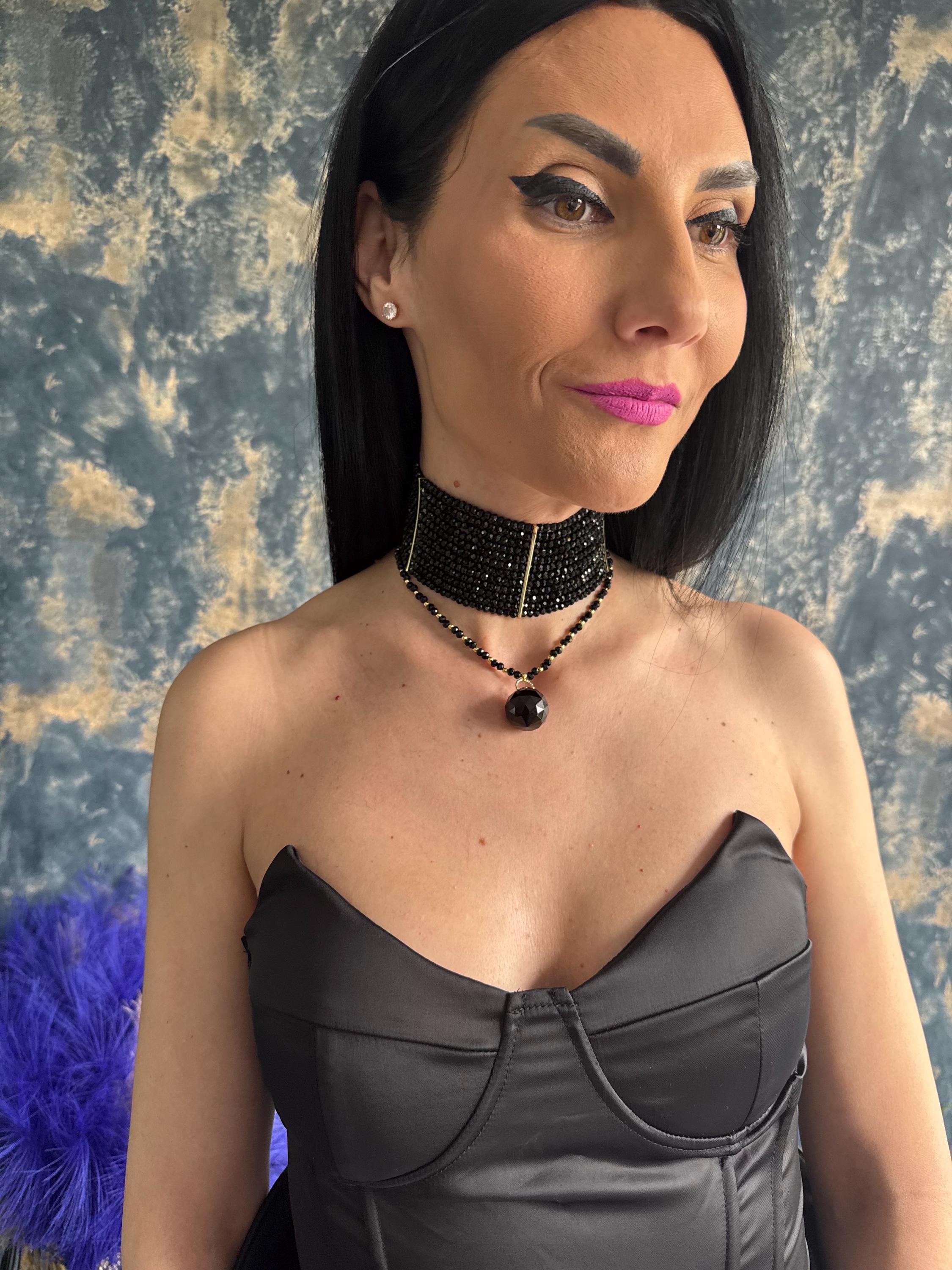 black faceted bead teardrop necklace handmade gothic pendant necklace black beaded necklace with pendant gothic gift for her black necklace dark romance jewelry black pendant black necklace gothic gift removable layering necklace black black glass bead pendant handmade Black Statement Choker Necklace Removable Drape Choker Gothic Black Beaded Necklace Teardrop Pendant Choker Victorian Jewelry Dark Glam