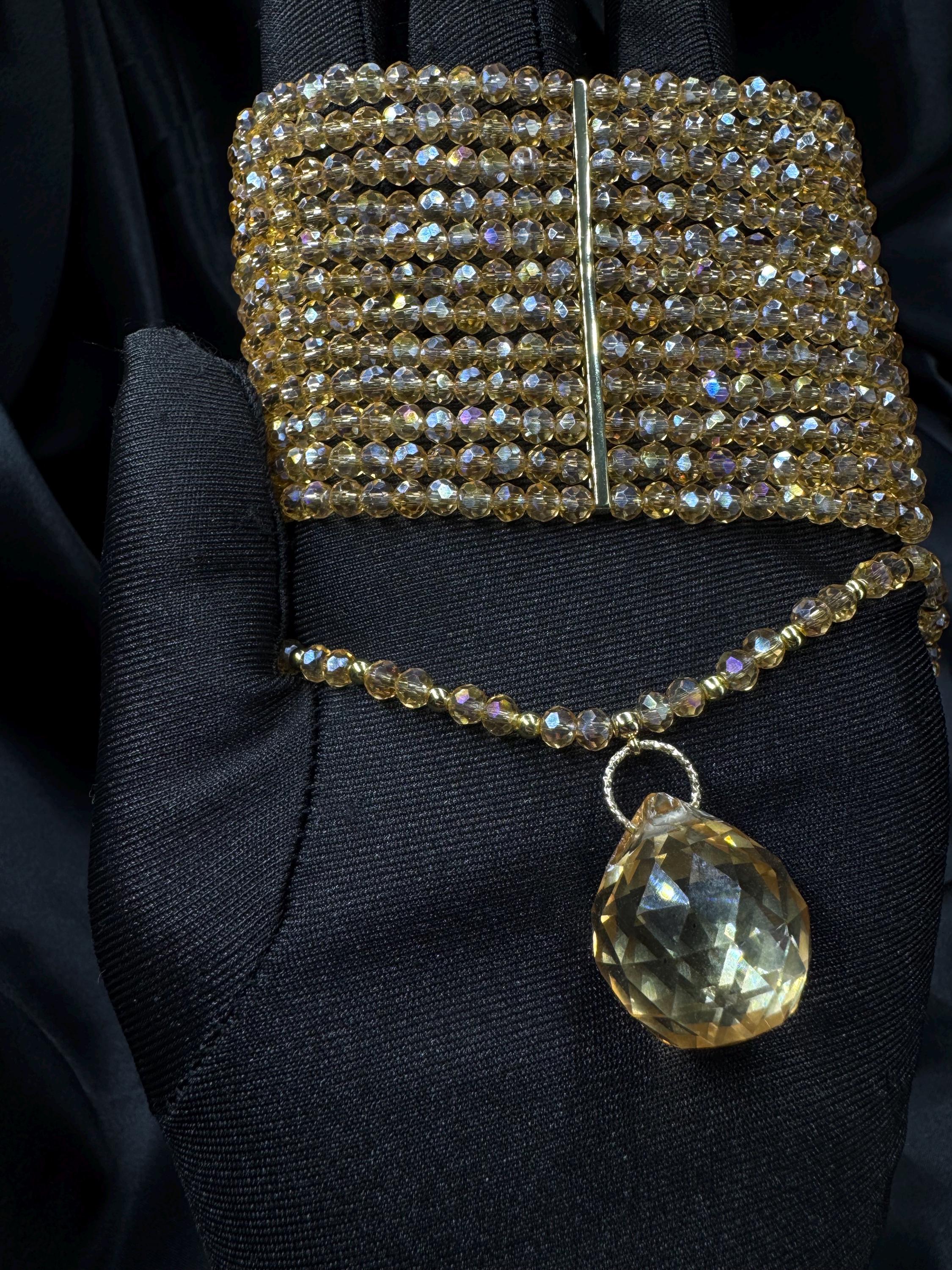 statement choker necklace gold choker necklace beaded choker convertible necklace 3 in 1 necklace summer necklace festival necklace wedding guest jewellery champagne necklace wide choker necklace pendant choker layered necklace multi strand necklace detachable pendant necklace gold beaded choker