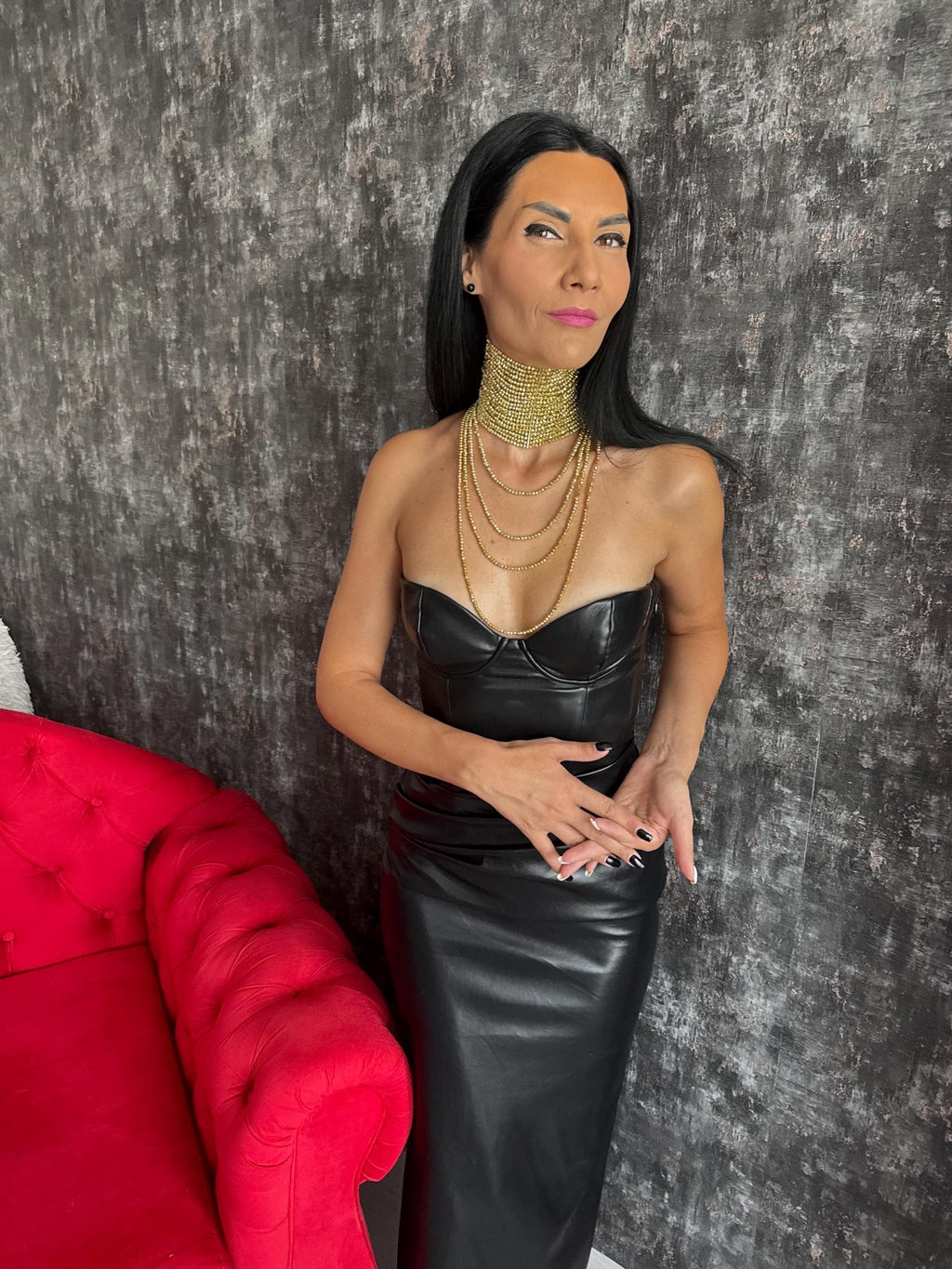 gold statement necklace gold choker necklace statement choker wide gold choker gold beaded necklace multi strand necklace layered gold necklace chunky gold necklace dramatic necklace evening necklace party necklace cocktail necklace going out jewellery special occasion necklace glamorous necklace bold gold jewellery handmade gold