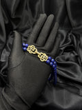 Lapis Lazuli Necklace Double Strand Statement Necklace Blue Natural Gemstone Beaded Jewellery Anniversary Gift for Her Lapis Jewelry