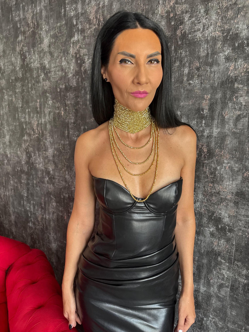 gold beaded necklace multi strand necklace layered gold necklace chunky gold necklace dramatic necklace evening necklace party necklace cocktail necklace going out jewellery special occasion necklace glamorous necklace bold gold jewellery handmade gold necklace adjustable choker custom size necklace gift for her