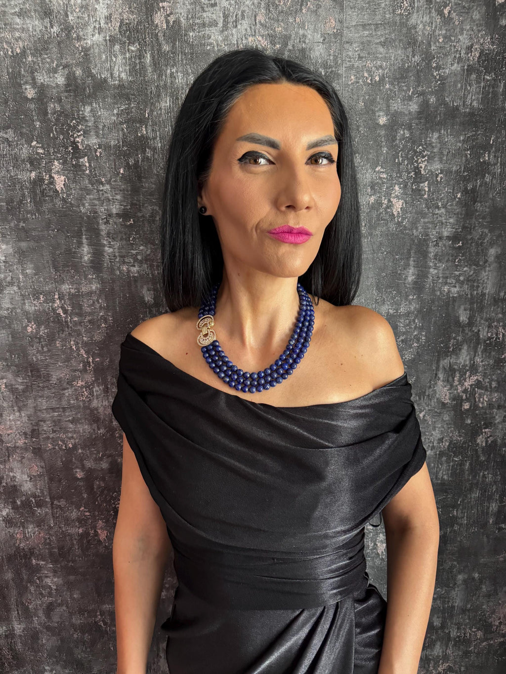 multi strand necklace multi strand lapis three strand necklace lapis necklace natural lapis lazuli blue gemstone necklace statement necklace gemstone necklace blue bead necklace lapis bead necklace layered  necklace chunky blue necklace elegant blue necklace royal blue necklace natural stone necklace lapis choker necklace statement jewellery luxury gemstone necklace
