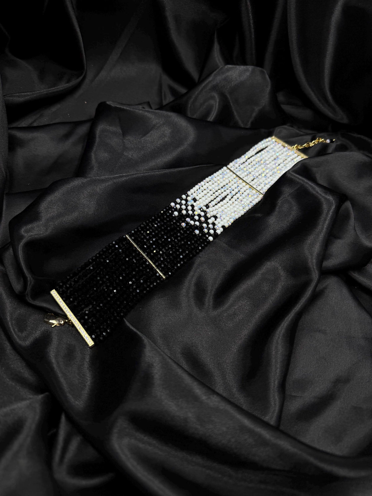 necklace black beaded choker beaded choker necklace statement choker statement necklace wide choker necklace wide beaded choker beaded collar necklace black statement necklace ombre choker ombre necklace monochrome necklace party jewelry party necklace evening necklace evening jewelry statement jewelry cocktail jewelry dramatic necklace jewelry for black dress necklace for black dress special occasion jewelry holiday party jewelry Christmas