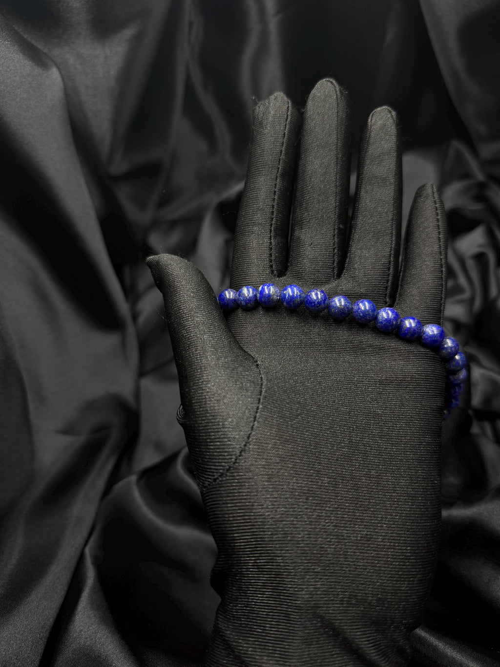 Natural Lapis Lazuli Necklace Gemstone Elegant Choker Deep Blue Beaded Custom Length Jewelry Statement Piece September Birthstone Gift