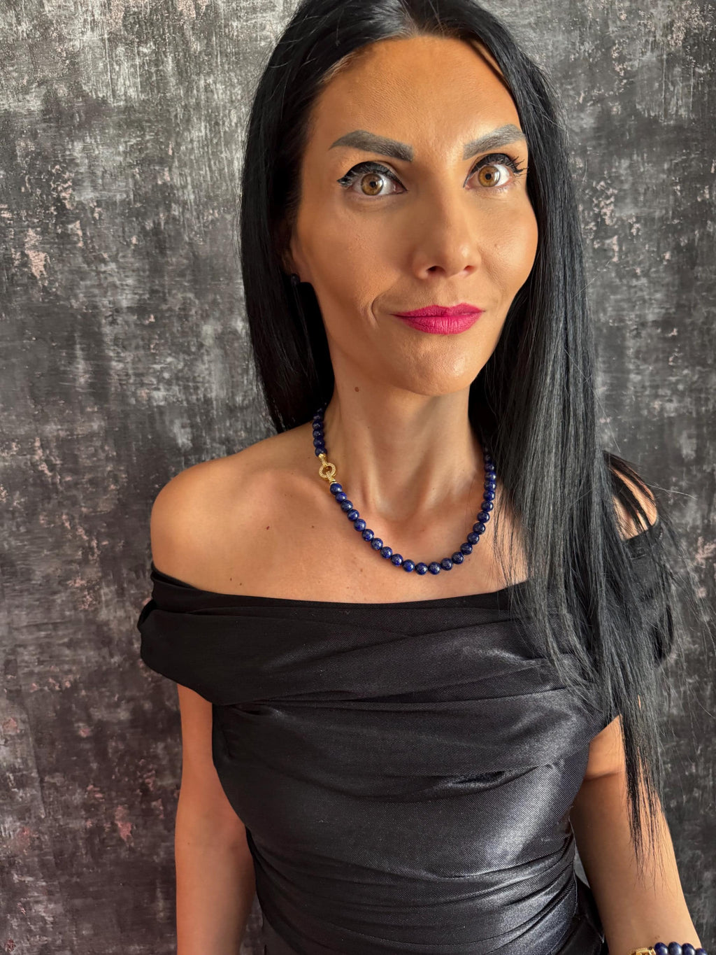 Lapis Necklace Lapis Lazuli Choker Blue Gemstone Necklace Lapis Necklace for Women Natural Gemstone Necklace Lapis Bead Necklace 8mm Bead Necklace Blue Beaded Necklace Royal Blue Necklace Gemstone Choker Statement Necklace September Birthstone September Birthday Gift Gift for Her Gold Lapis Necklace Blue Stone Necklace Classic Gemstone Jewellery