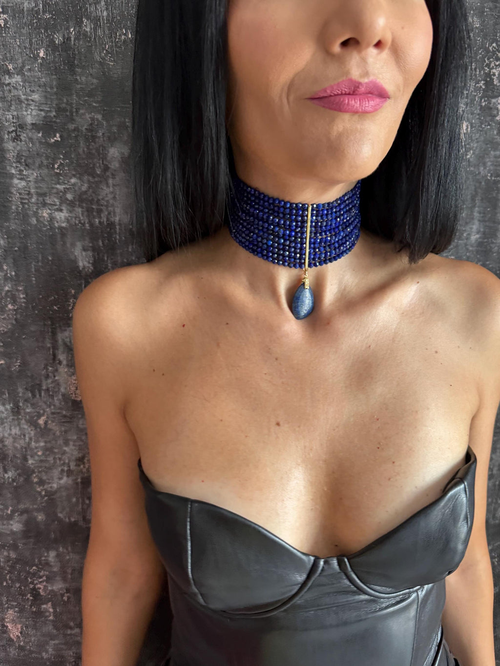 healing crystal choker third eye chakra jewelry lapis lazuli meaning necklace energy stone necklace september birthstone necklace gift for her jewellery statement gift necklace boho birthday gift blue gemstone gift for women natural lapis lazuli pendant lapis lazuli beaded necklace gold custom lapis lazuli choker necklace