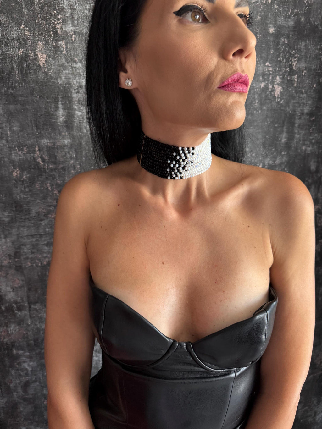 gothic necklace gothic jewelry goth choker gothic statement necklace Halloween choker Halloween necklace Halloween jewelry Halloween party jewelry black Halloween jewelry black and white Halloween villain inspired jewelry costume party necklace dark glamour jewelry