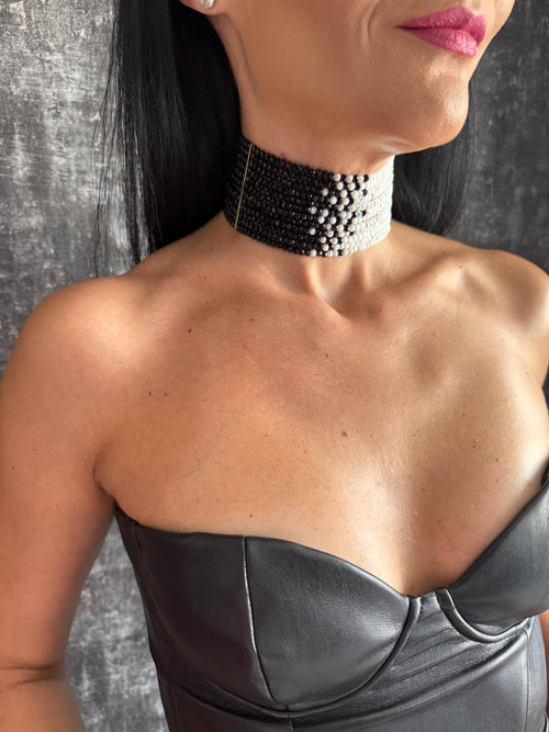 gothic choker gothic necklace gothic jewelry goth choker gothic statement necklace Halloween choker Halloween necklace Halloween jewelry Halloween party jewelry black Halloween jewelry black and white Halloween villain inspired jewelry costume party necklace dark glamour jewelry