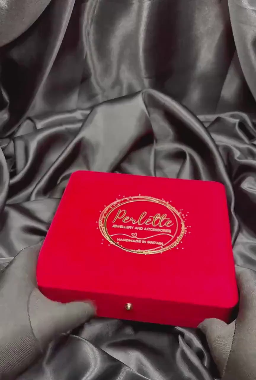 Luxury Pearl Necklace Gift for Her in Red Box Classic Pearl Jewellery Anniversary Valentines Day & Mother’s Day Gift